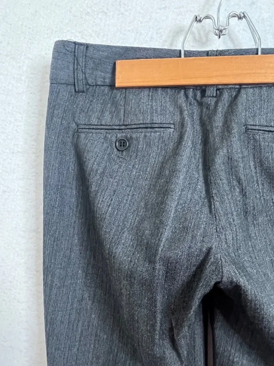 Theory Gray Wide Leg Dress Pants Trouser Size 14 - Picture 5 of 8